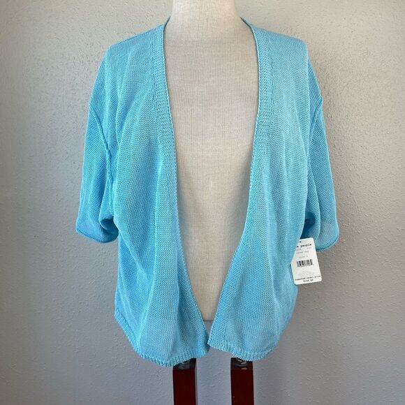 Free People Cardigan Style Swim/Summer Wrap Size L - Picture 1 of 7
